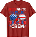 4th Of July Red White & Blue Teacher Crew Kat