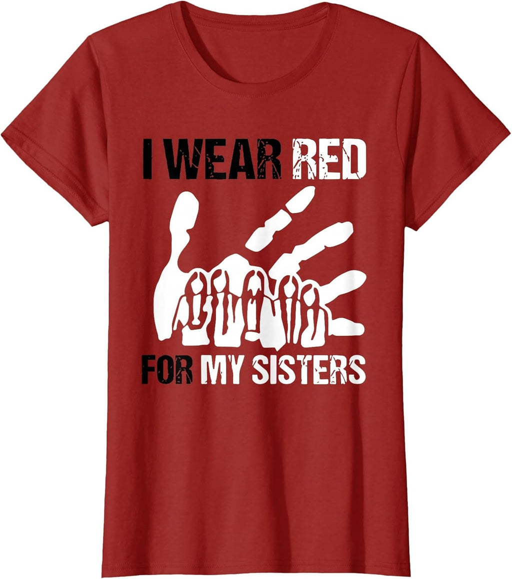 I Wear Red For My Sisters Indigenous By Merch