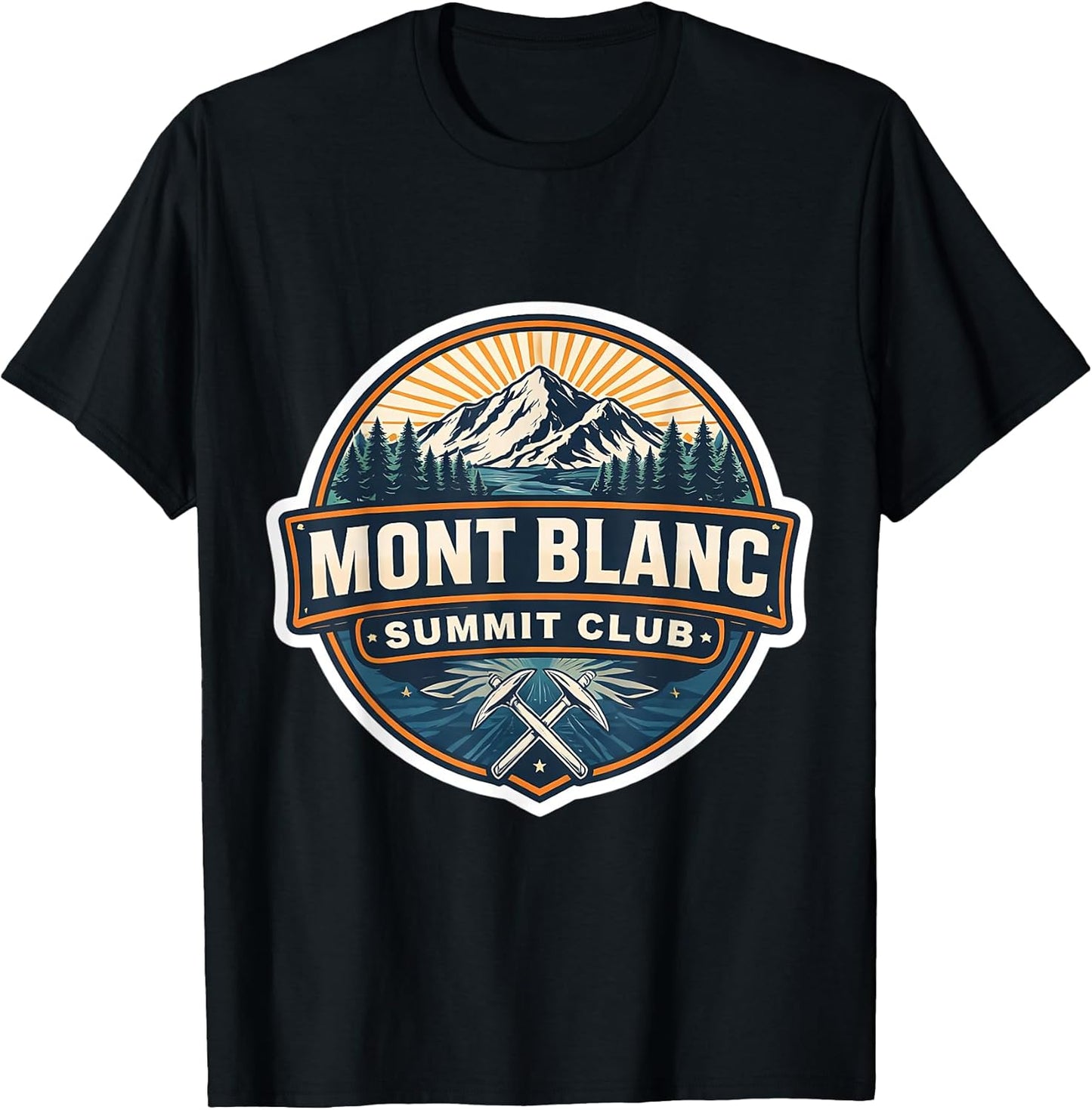 Mont Blanc Summit Club Mountain Peak Climber Merch