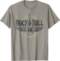 Retro Vintage Rock & Roll Guitar Wings Music Concert Band T-Shirt