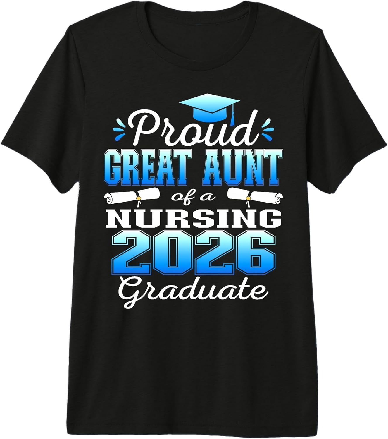 Nursing Graduate 2026 Graduation Family Nurse Blue
