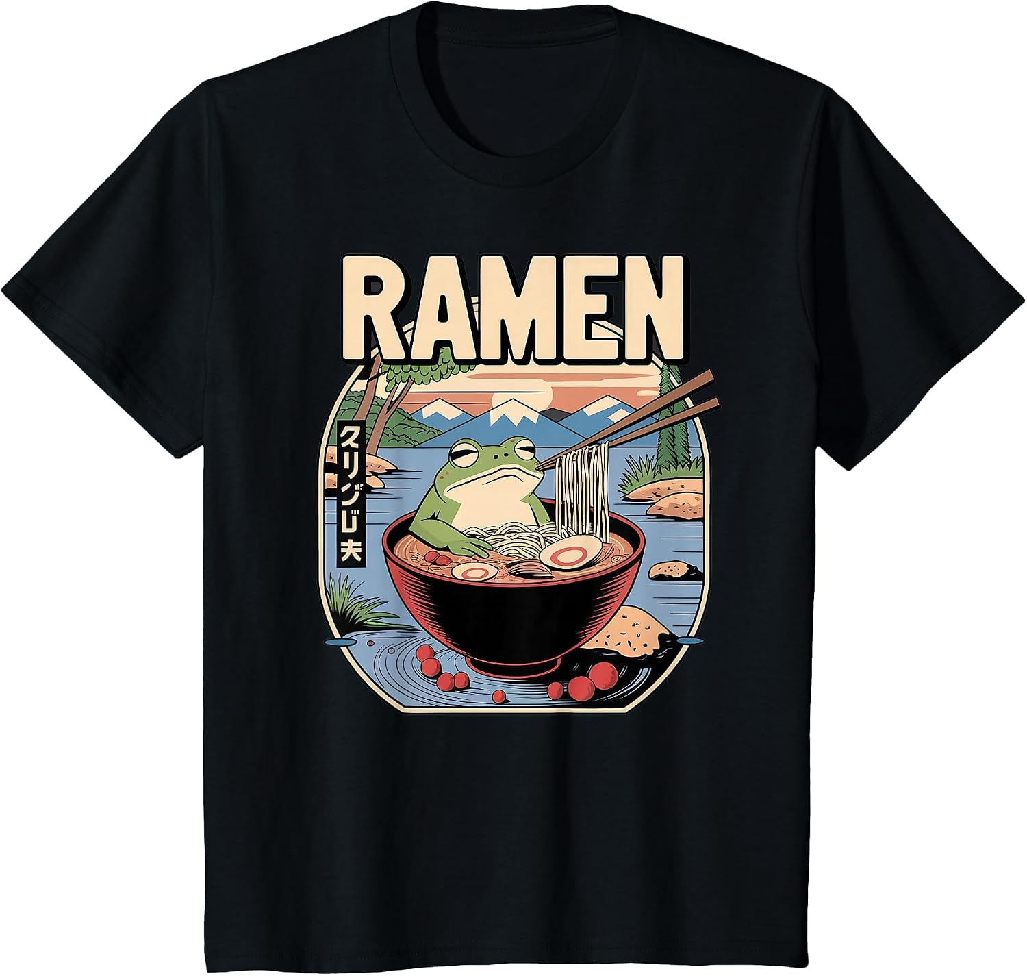 Anime Frog Ramen For Men Women Kids