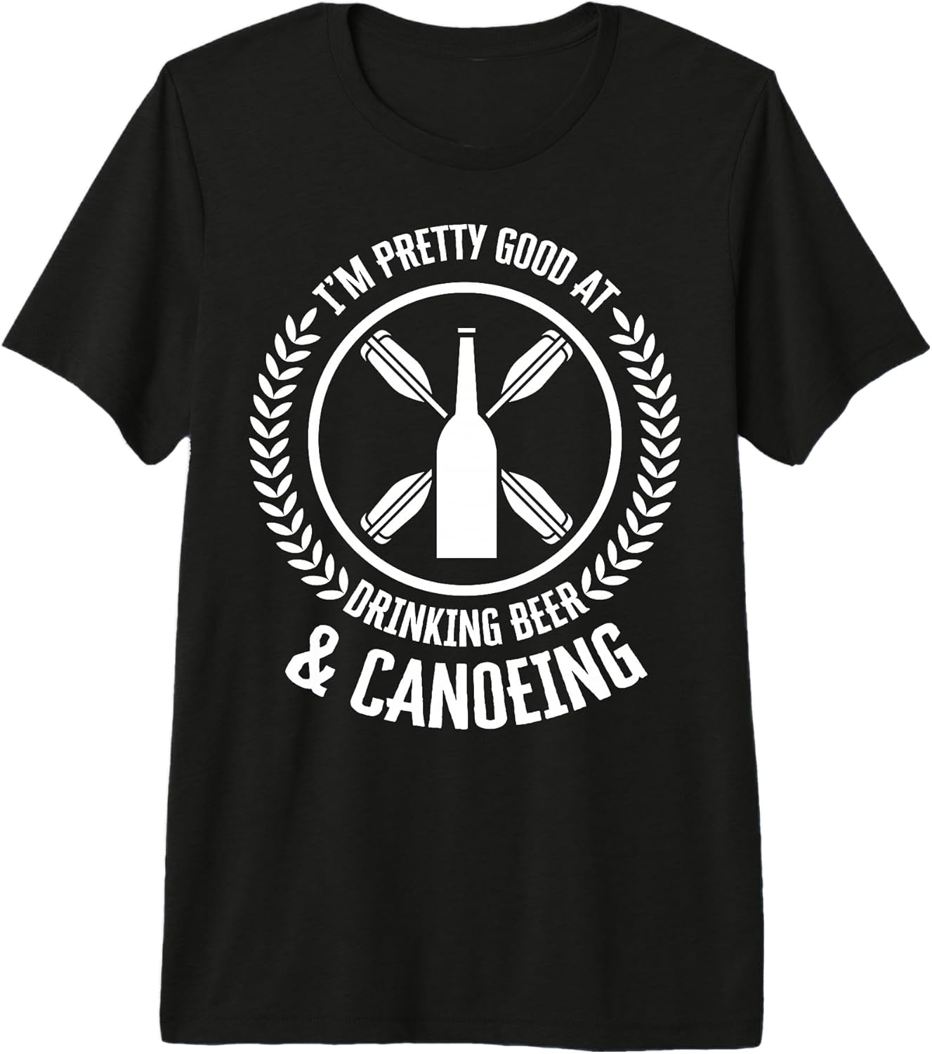 Cool Canoe Beer Humor Quote Merch