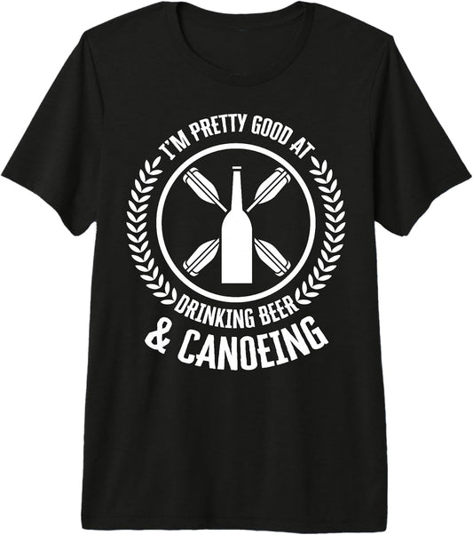 Cool Canoe Beer Humor Quote Merch