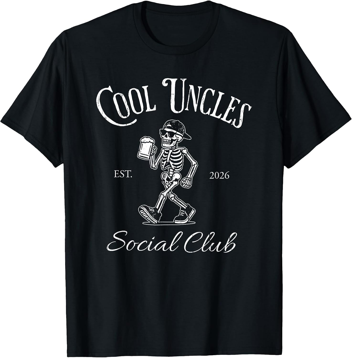 Funny Skeleton Uncle Tee