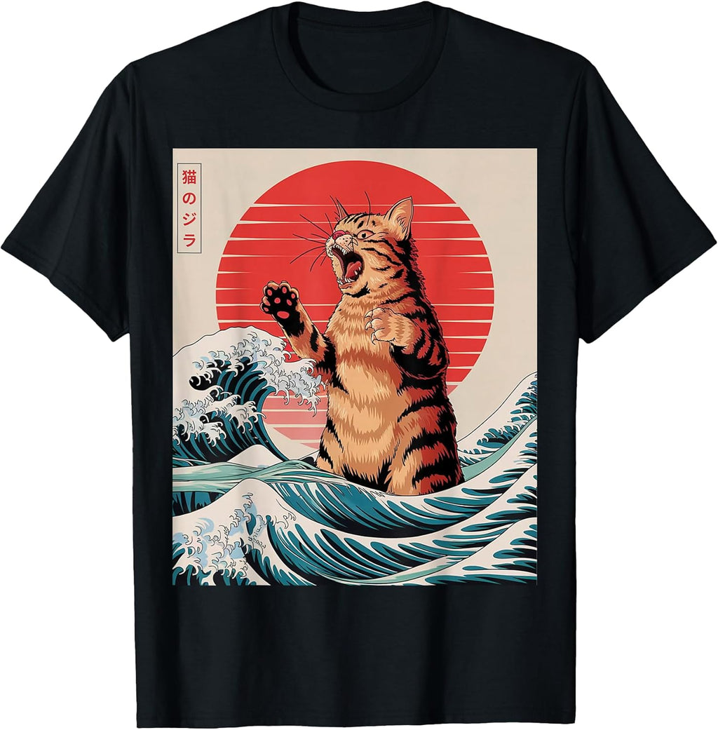 Tabby Cat Catzilla Cat Japanese