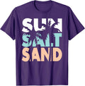 Sun Salt Sand Funny Summer Beach Vacation Palm