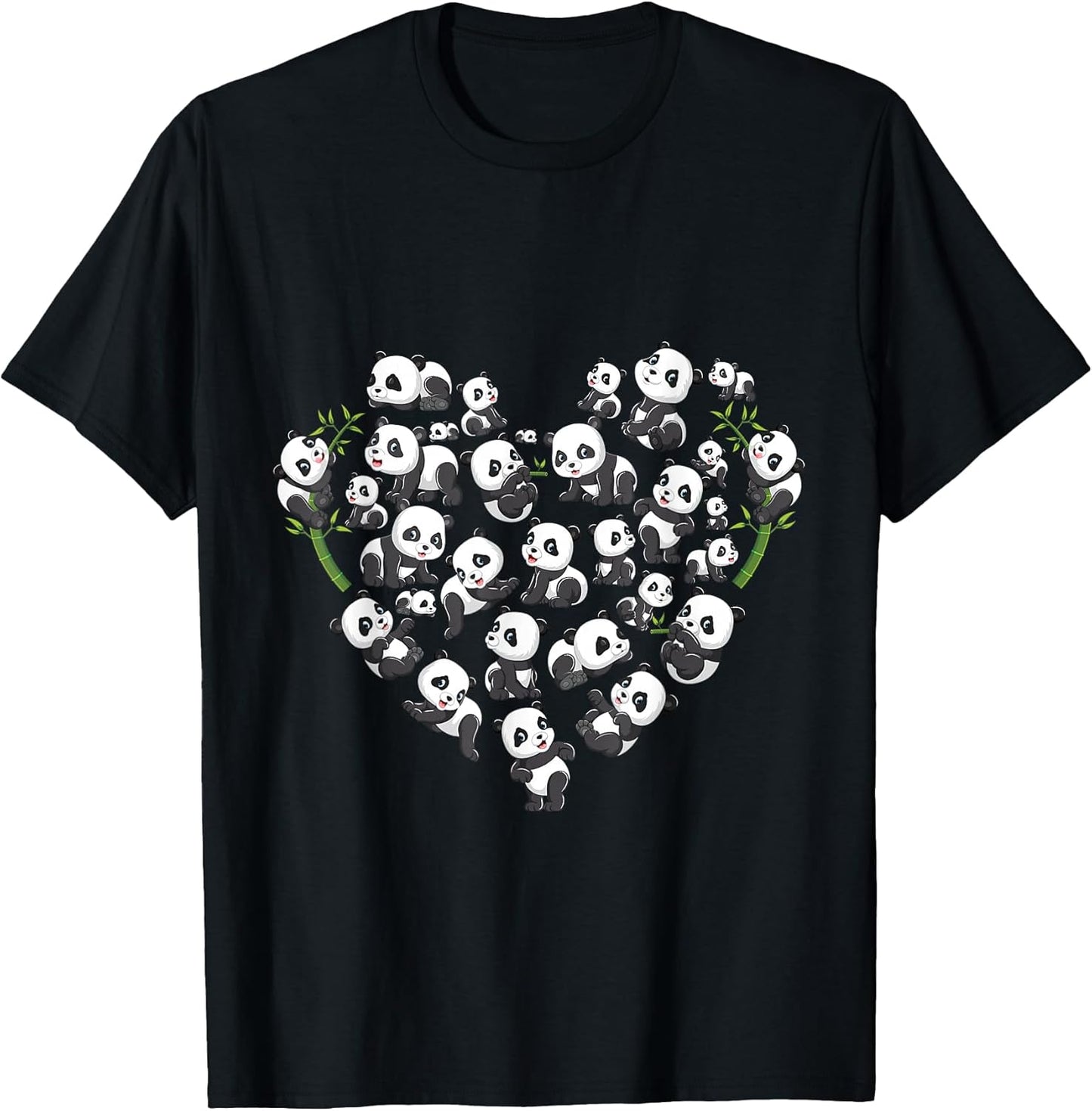 Cute Panda bear lover heart gifts idea