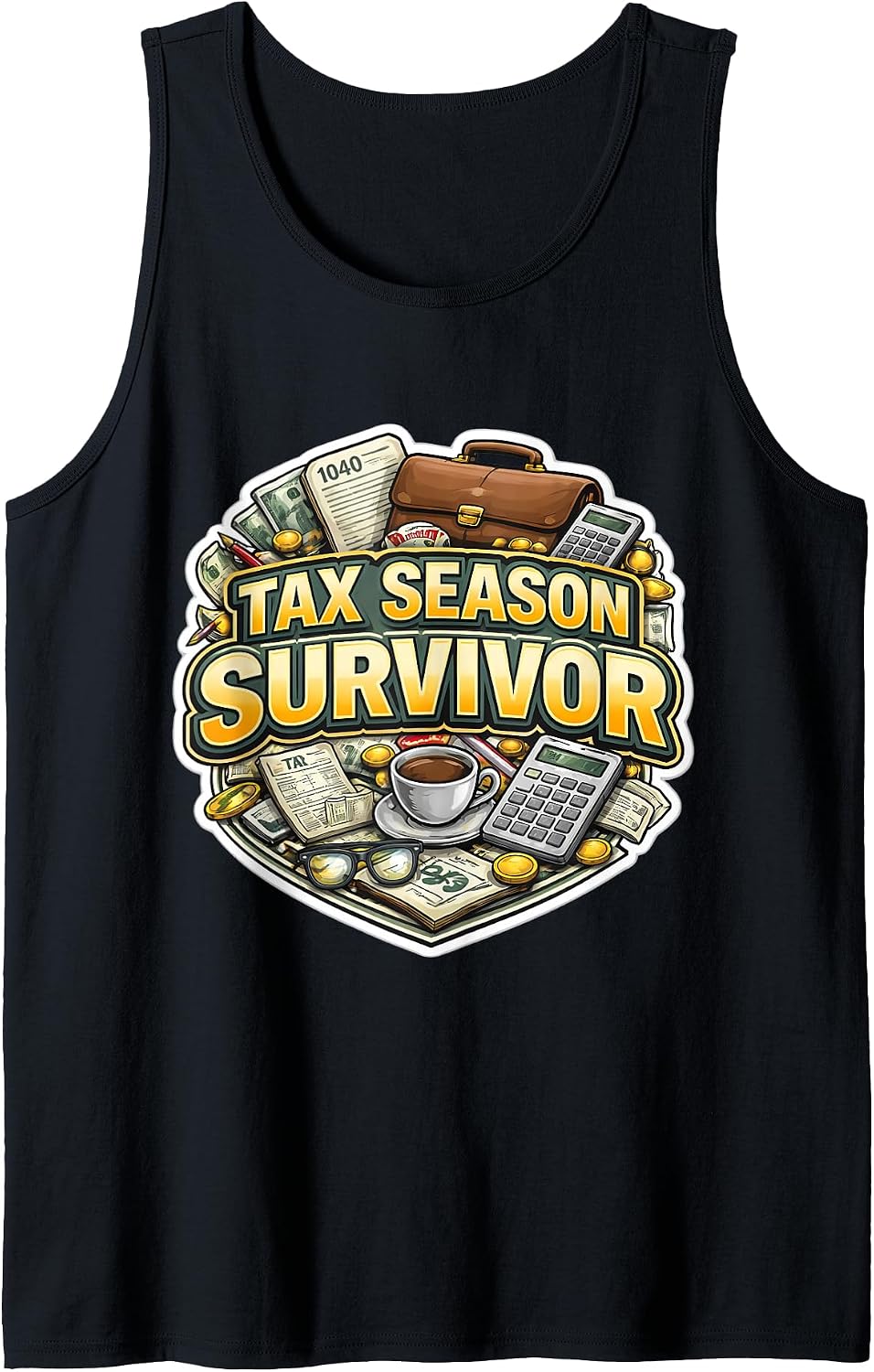 Post Tax Season Survivor Funny Accountant Merch