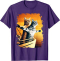 Funny Titanic Shirts Boys Men Women Titanic Cat.