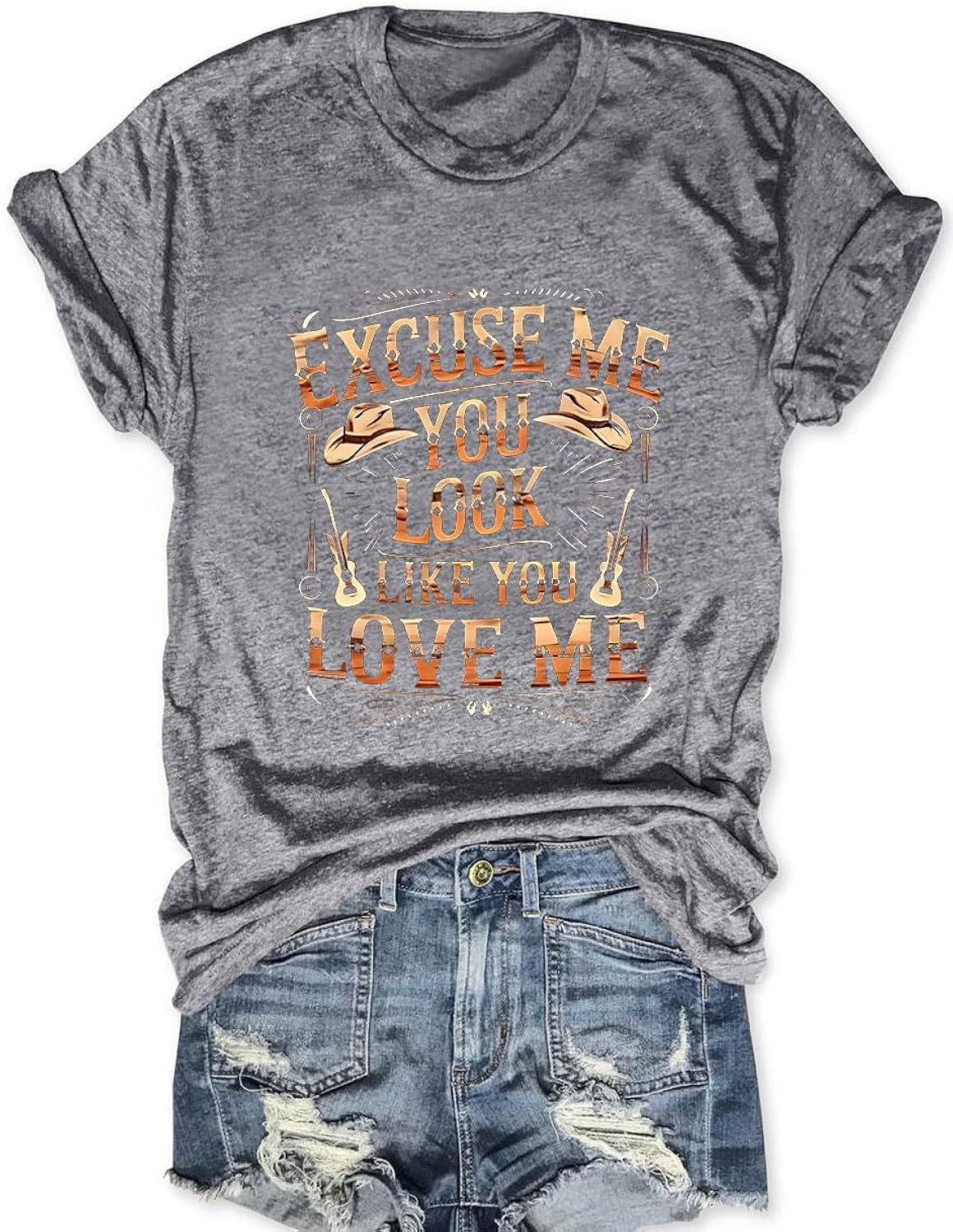 You Look Like You Love Me Shirt Women Vintage Country Music T Shirts Concert Outfit Rock Band Tees Short Sleeve Tops
