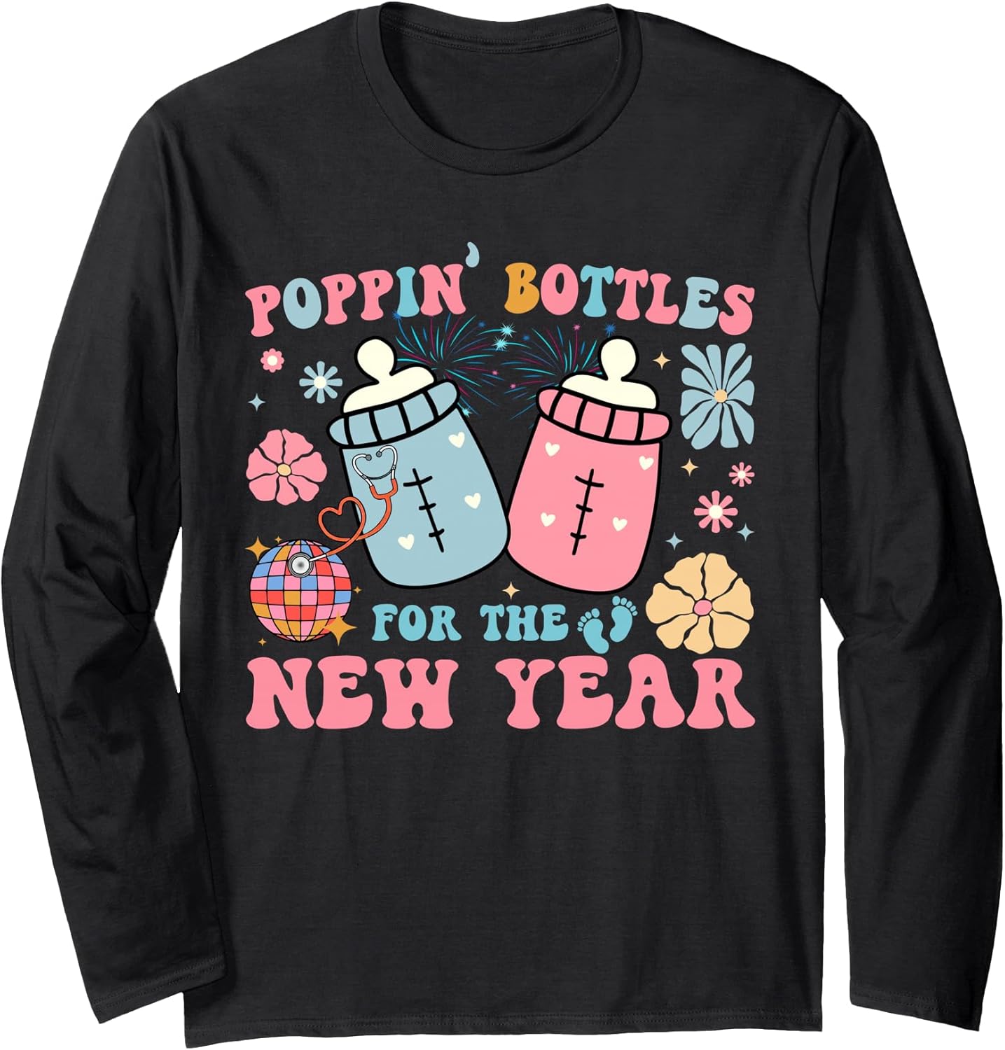 Funny Poppin' Bottles For The New Year Tee Shirt