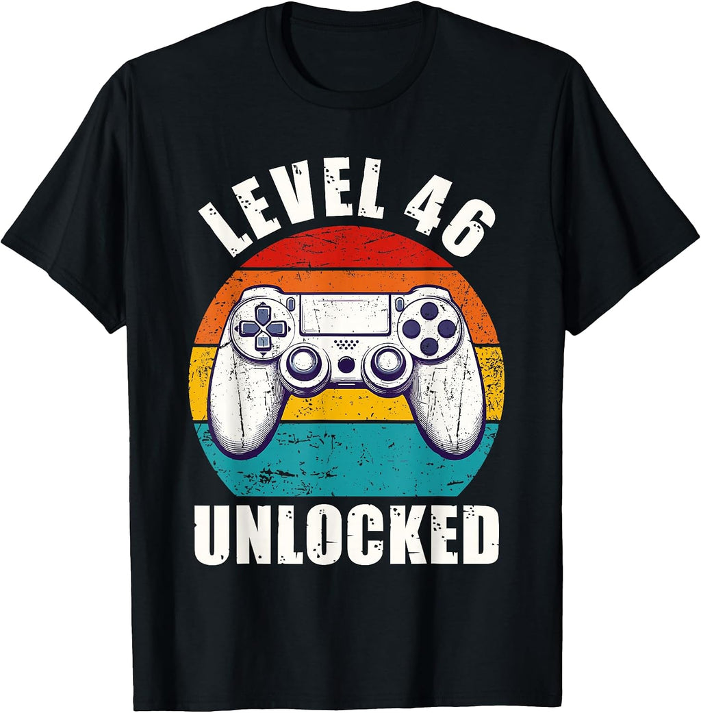 Retro Vintage Video Gamer 46th Birthday