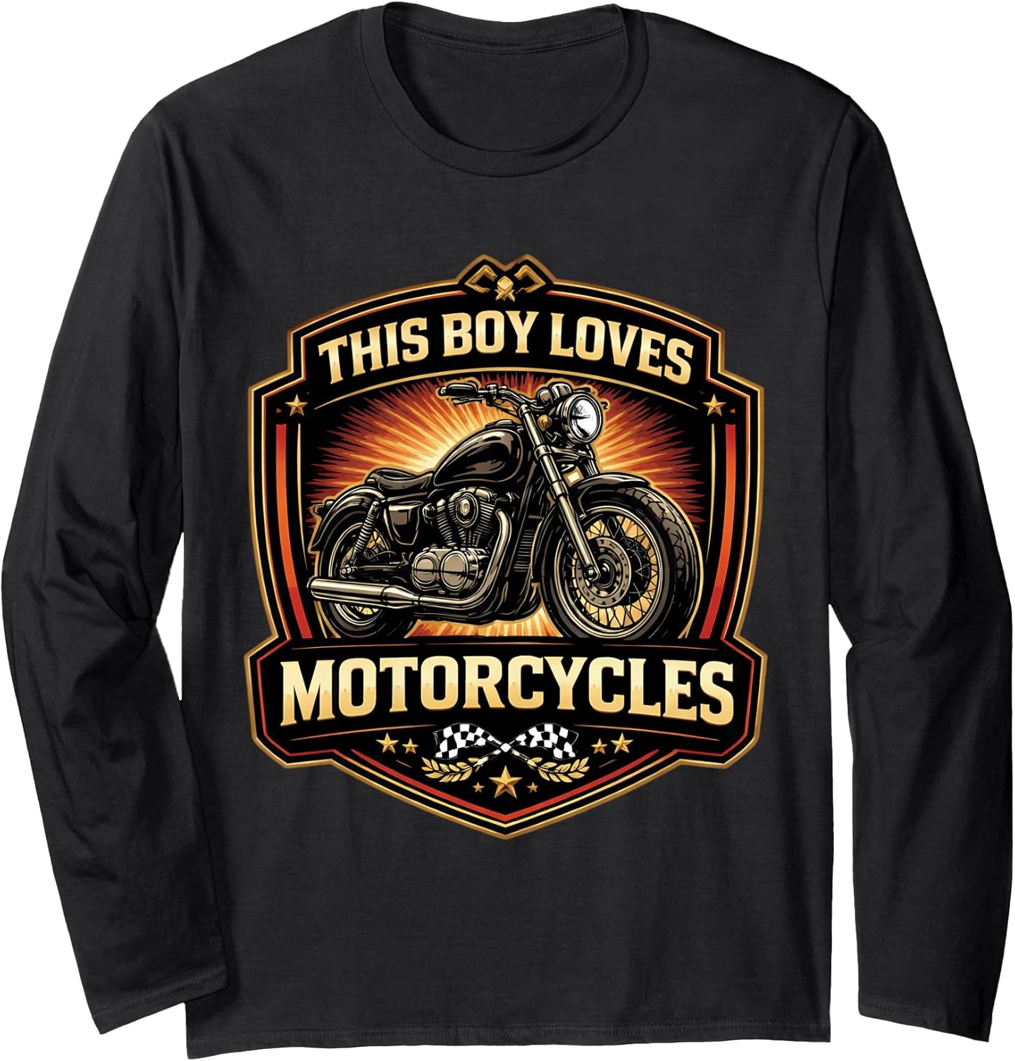 This Boy Loves Motorcycles Classic Merch