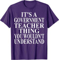 Cool Government Teacher Humor Quote Merch