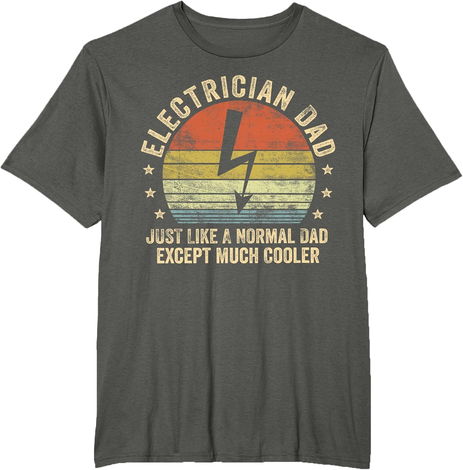 Electrician Dad Retro Vintage Electricity Apparel