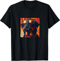 Rottweiler Sunglasses Retro Colorful Merch