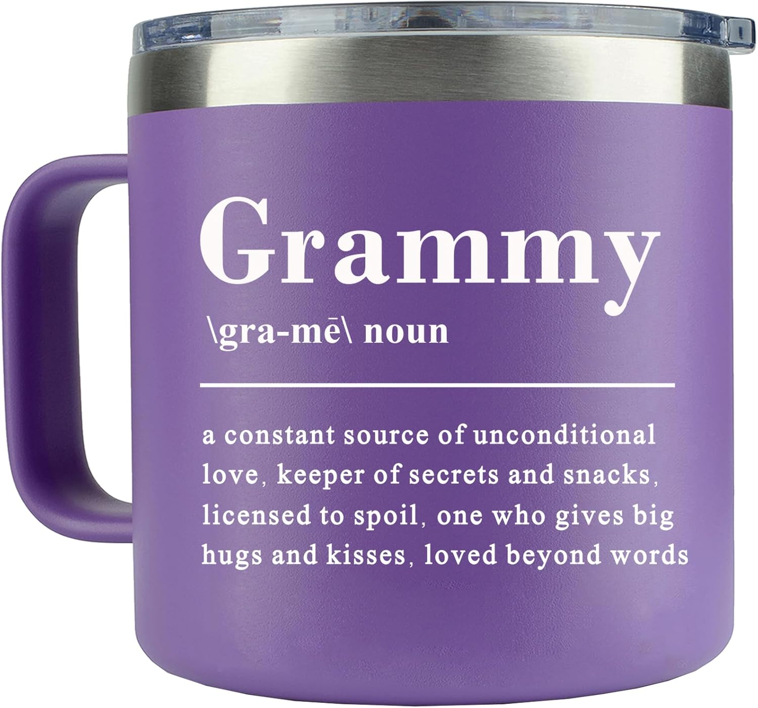 WECACYD Grammy Gifts - 14oz Grammy Coffee Mug - Grammy's Gift Ideas - Birthday, Mother Day Gift for Grammy's - Best Gift's From Granddaughter, Grandson for Birthday, Mothers Day, Christmas
