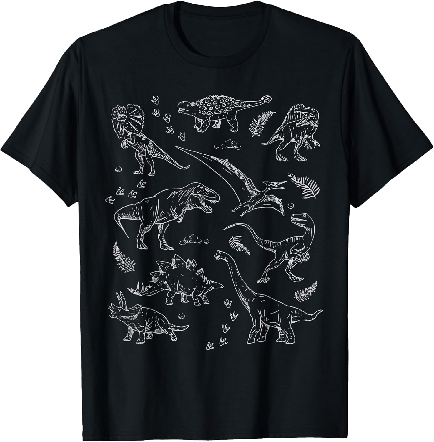 Dinosaur Fossils Vintage t -shir t