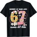 Funny Number of band-aids handed out today tee
