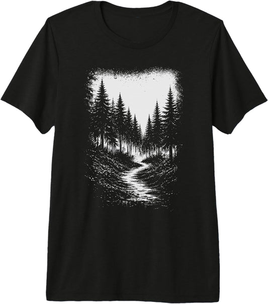 Nature Lover Outdoor Forest Wildlife Trees Graphic