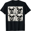 Funny English Bulldog Dog Lover Cute Bulldog Photo Booth T-Shirt