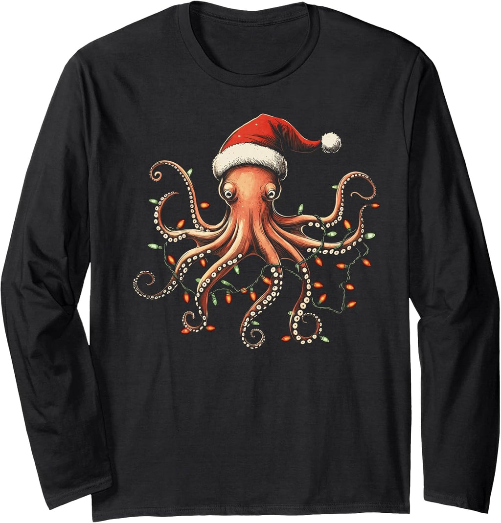 Octopus Squid Christmas Hat Xmas Gifts