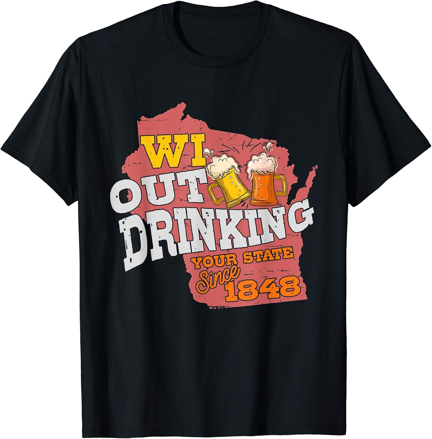 Wisconsin Souvenir Gift Tee by Inoa Shop