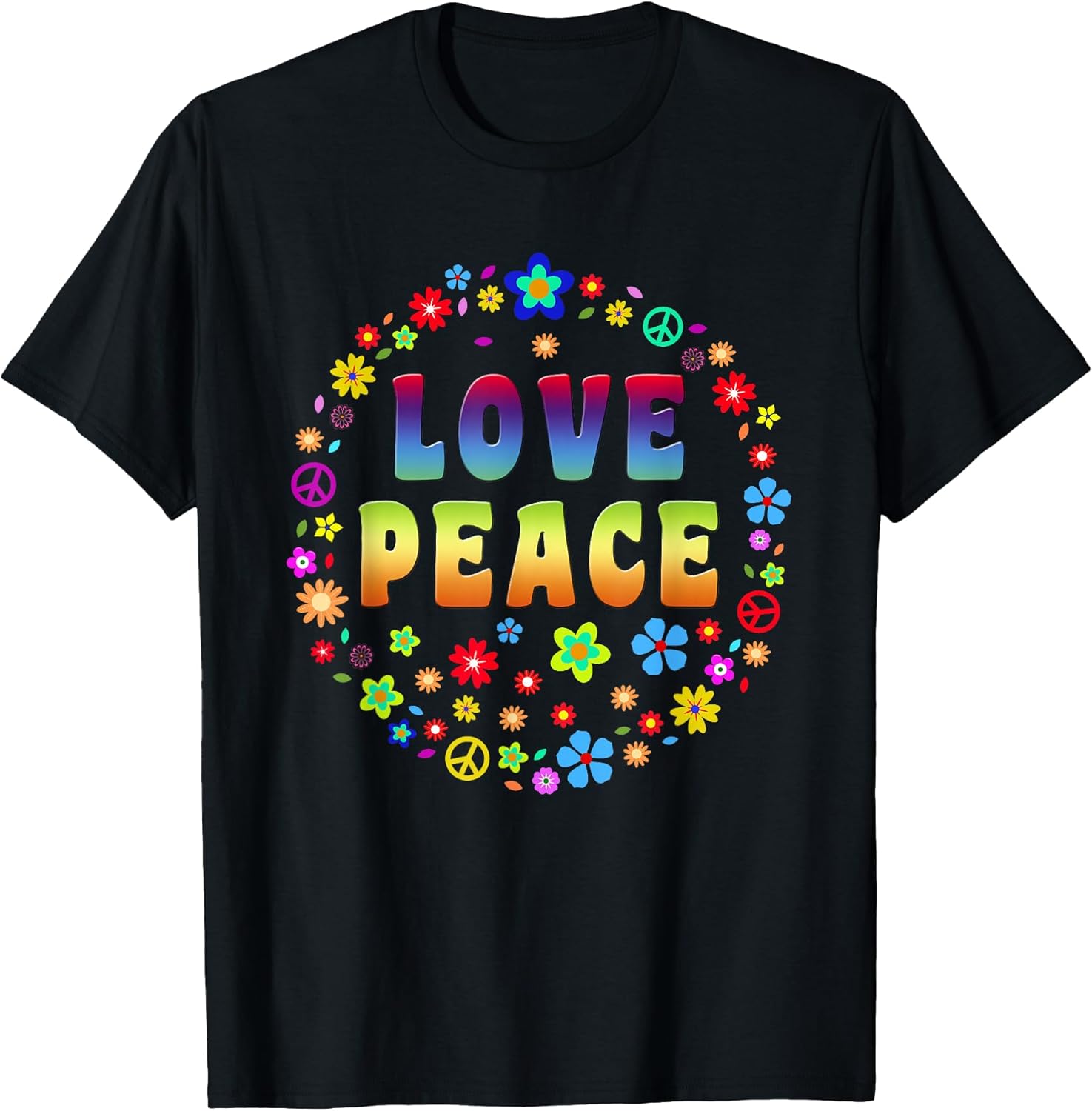 Peace Sign Love T Shirt
