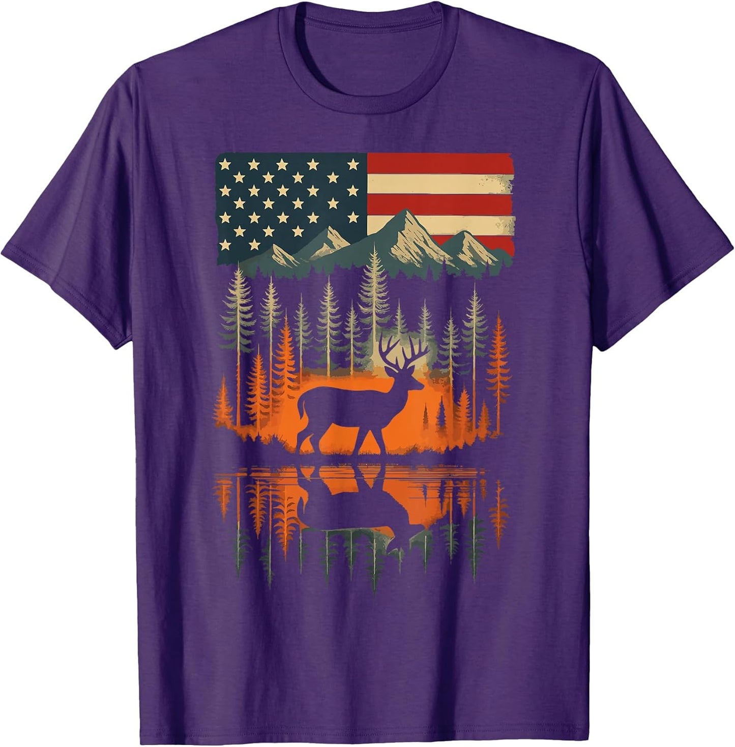 Deer America Wildlife Buck Nature Camping