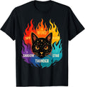 Mystic Tribal Cat Emblem Elemental Warrior