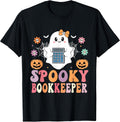 Funny Spooky Ghost Bookkeeper Halloween Apparel
