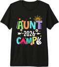 Aunt Camp 2026 Tee for Women Men Kids
