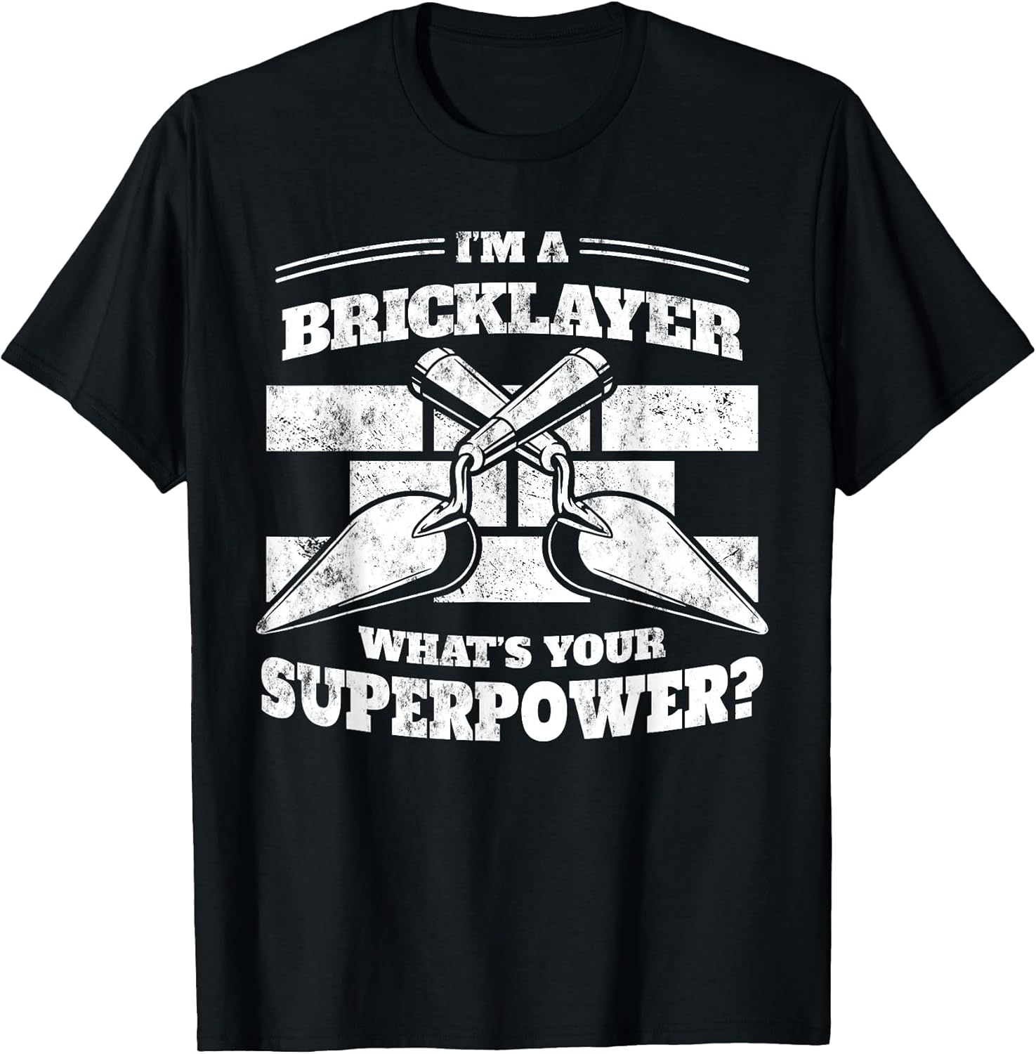 Bricks and Shovel Construction Funny Worker T-Shirt