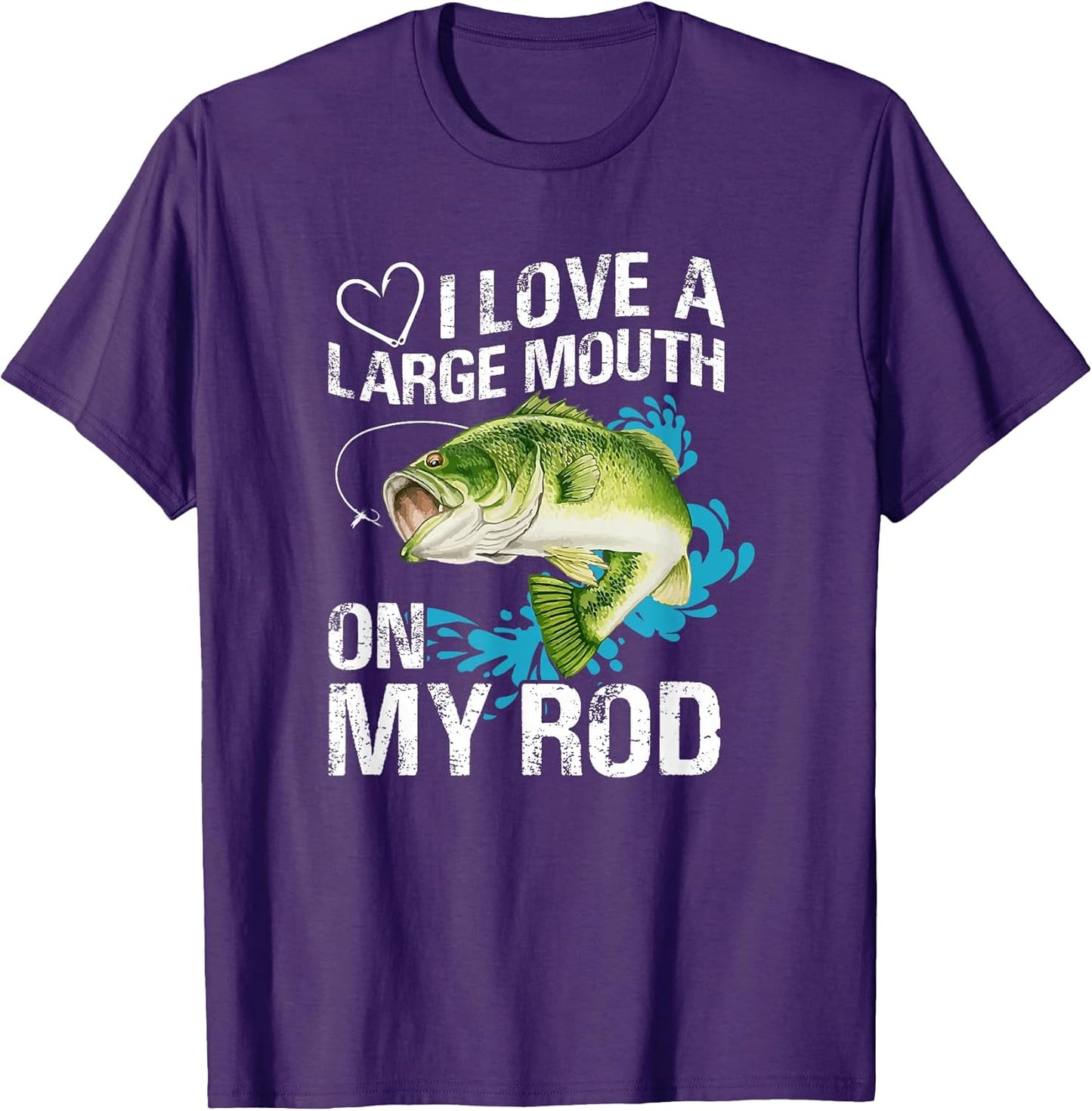 BIG MOUTH BASS FISH, HOOKED ON A LINE. ADVENTURES