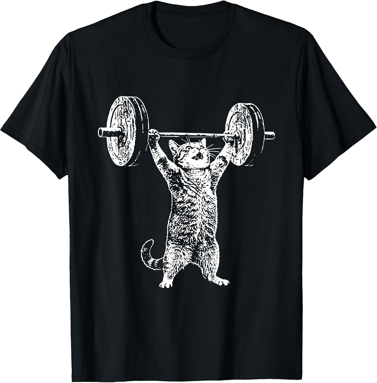 Funny Deadlift Cat Meme Workout Gym