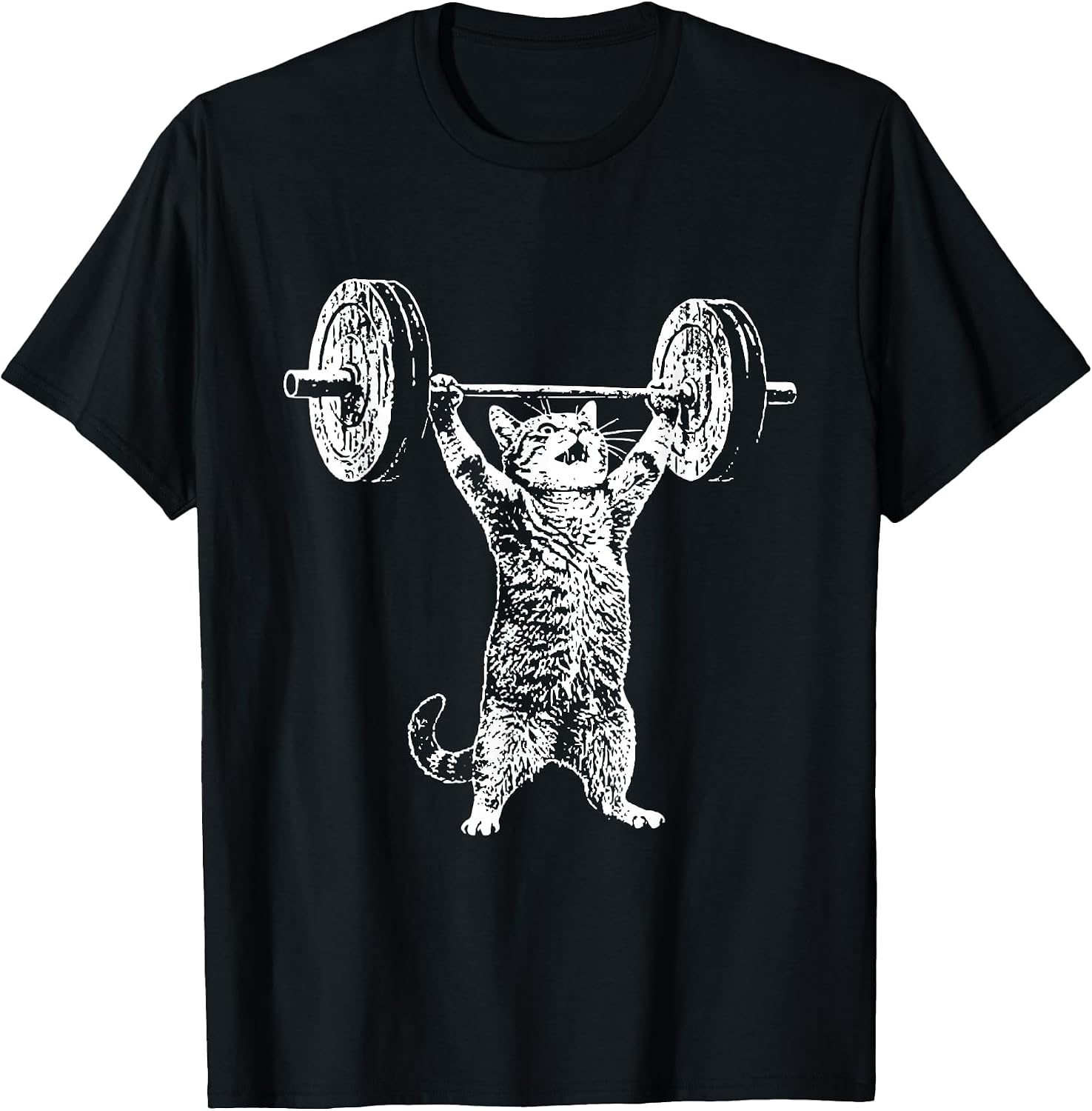 Funny Deadlift Cat Meme Workout Gym