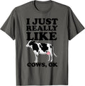 I Proudly Love Cows Design T-Shirts 22