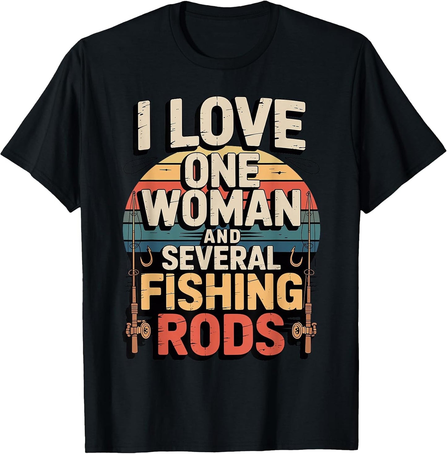Retro Vintage Sunset Fishing Lover Merch.