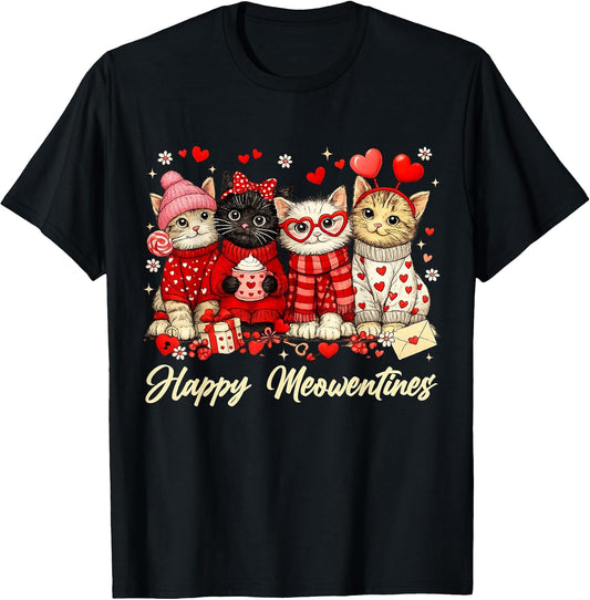 Happy Meowentines Cute Valentine Cat Lovers Kitten