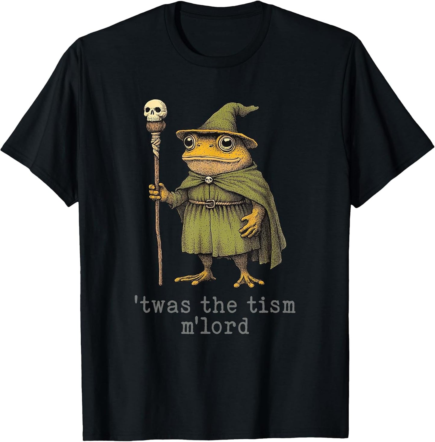 Wizard Frog Medieval Meme Funny Fantasy Quote
