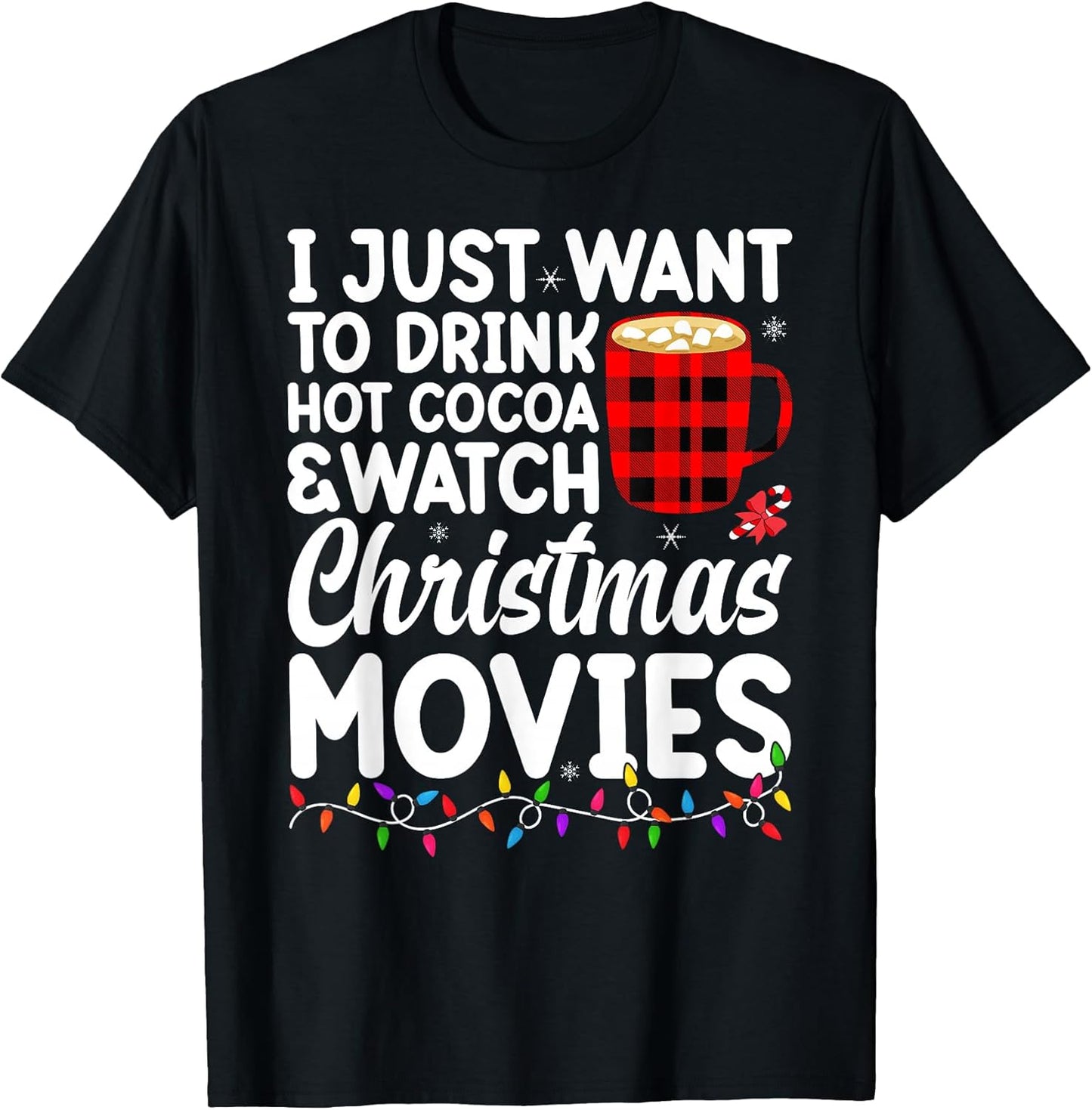 Hot Chocolate and Movies Christmas Pajamas