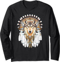 Native american wolf Tee