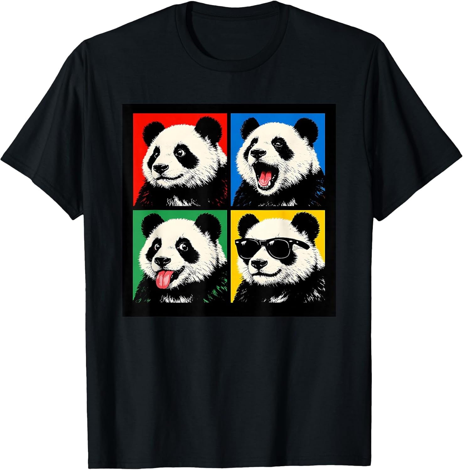 Retro Panda Gifts For Women Men Kid Cute Animal