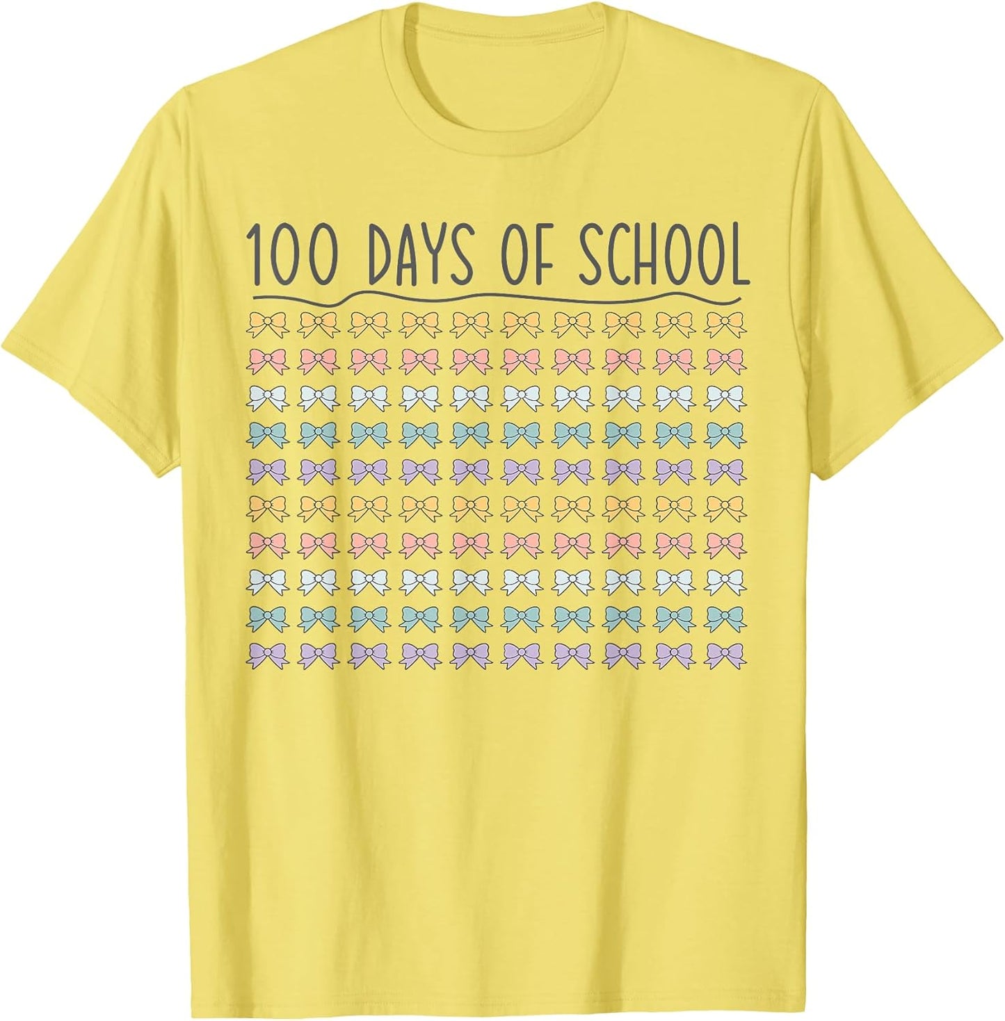 100 Days Of School Coquette Bow Merch
