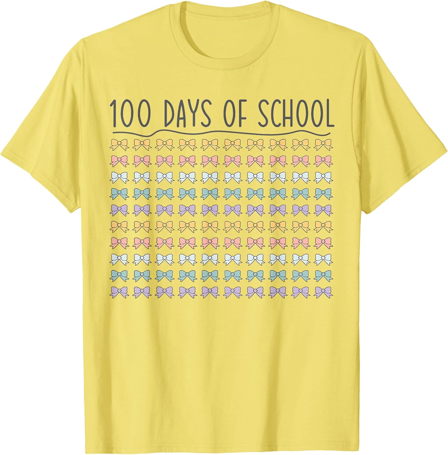 100 Days Of School Coquette Bow Merch