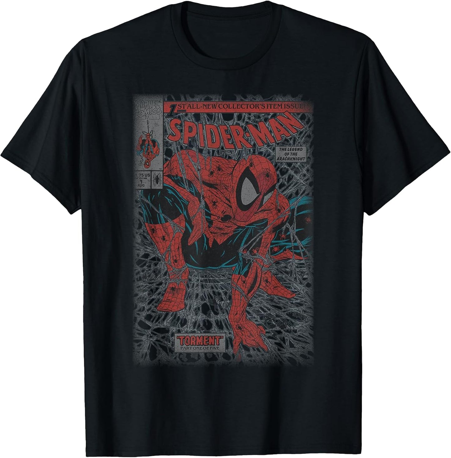 Comics Spider-Man Vintage Cover T-Shirt