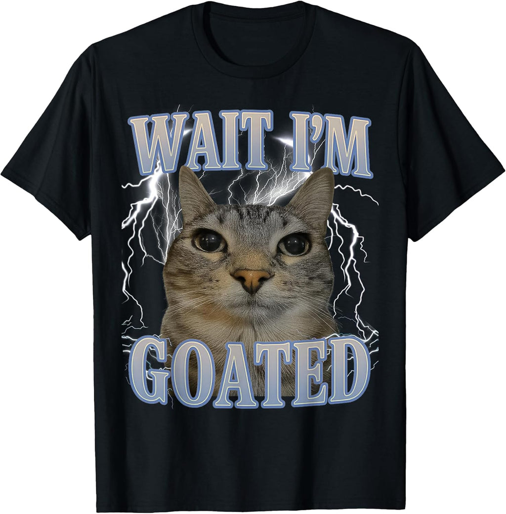 Women Men Funny Cat Meme Boys Girls Graphic Tees