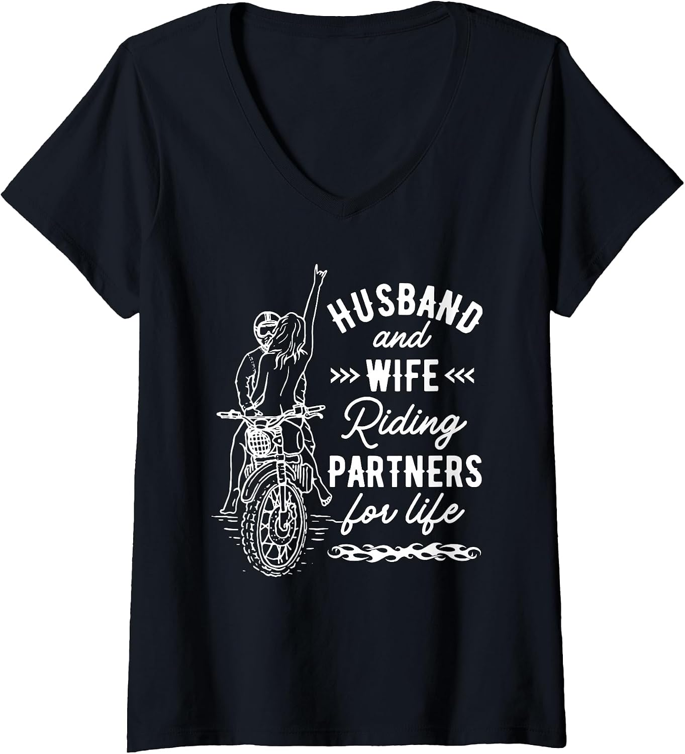 Biker Couple Motorcycle Riding Merch