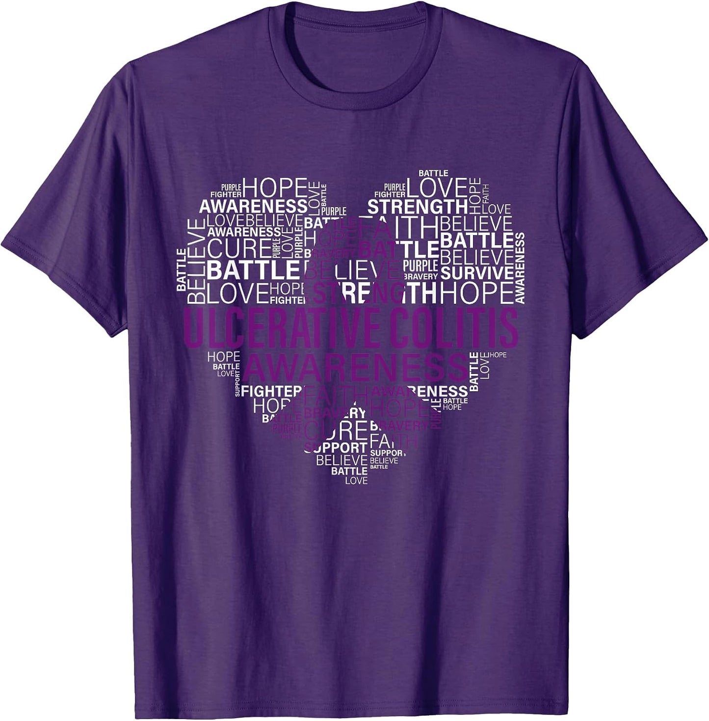 Ulcerative Colitis Purple Ribbon Gifts Ideas